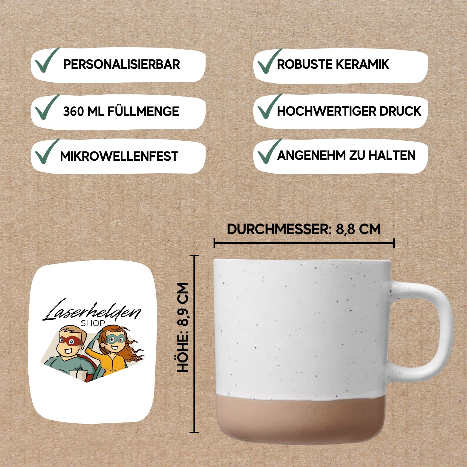 Personalisierte Fotografen-Tasse