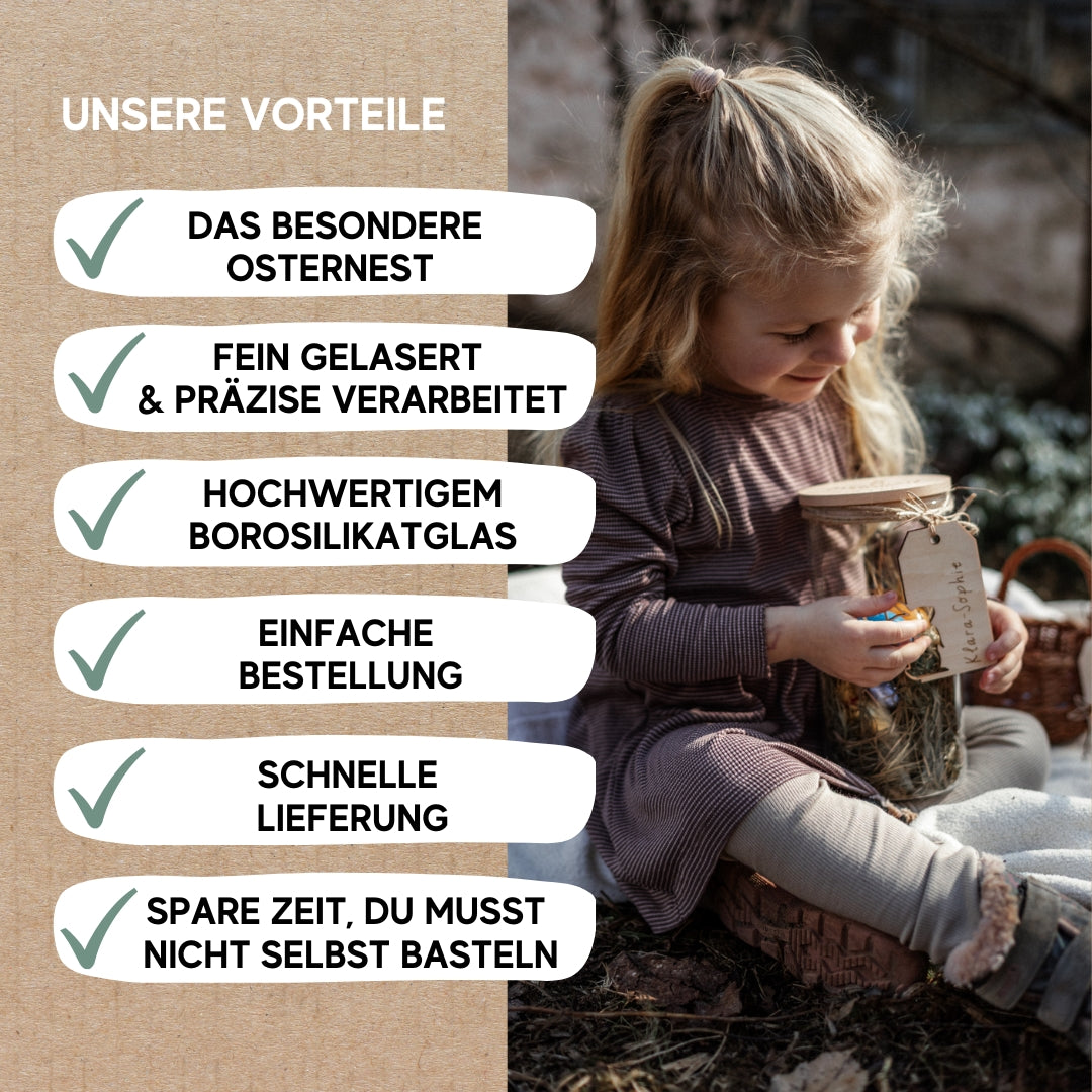 Unsere Vorteile: fein gelaserte, handgemachte Produkte, einfache und schnelle Lieferung