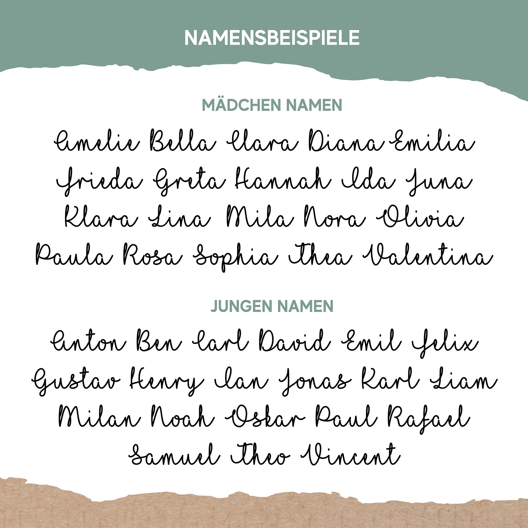 Personalisiertes Holzbild