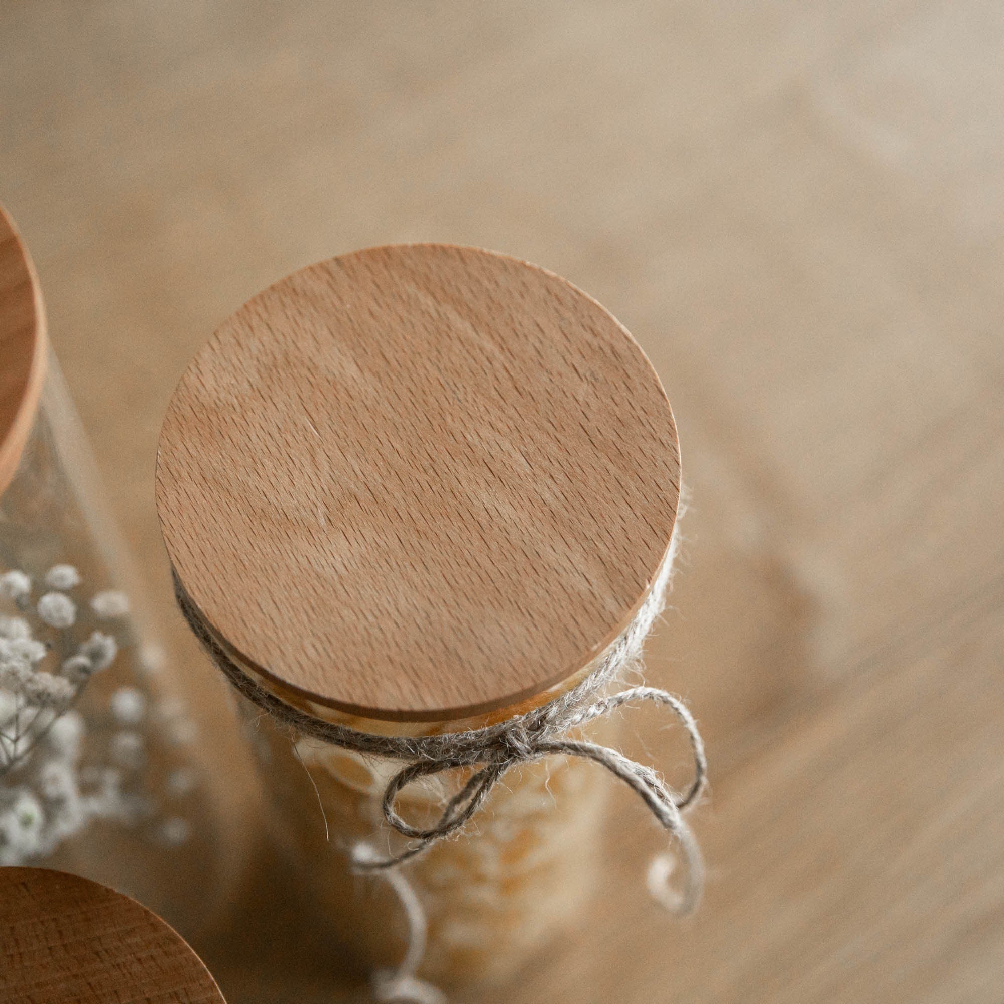 Vorratsglas mit Holzdeckel - personalisiert - Geschenkidee Geburtstag - Geldgeschenk