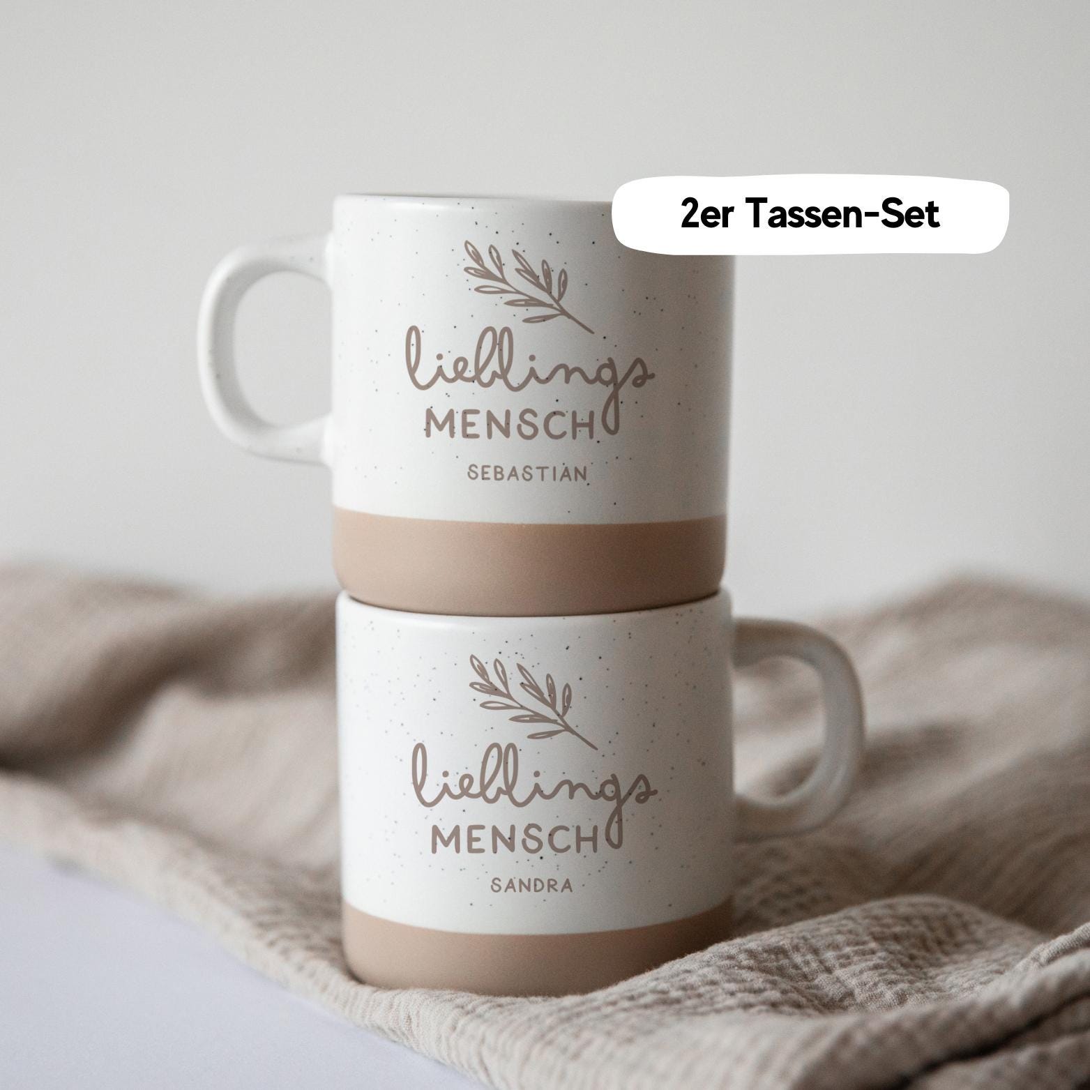 Personalisierte Partnertassen ❤️ Lieblingsmensch