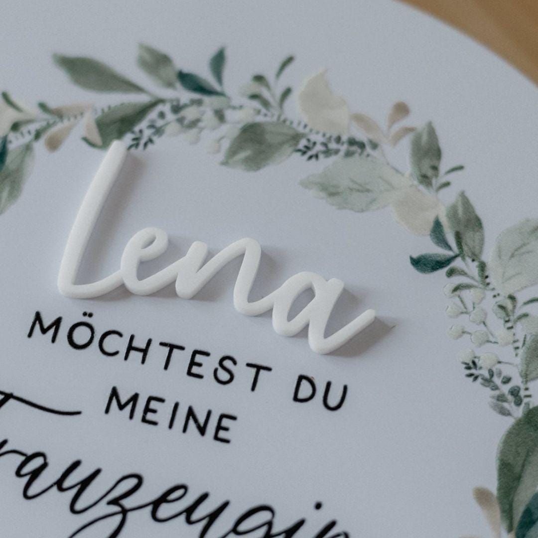 Geschenk Trauzeugin befüllbar mit Schmuck oder Süßigkeiten
