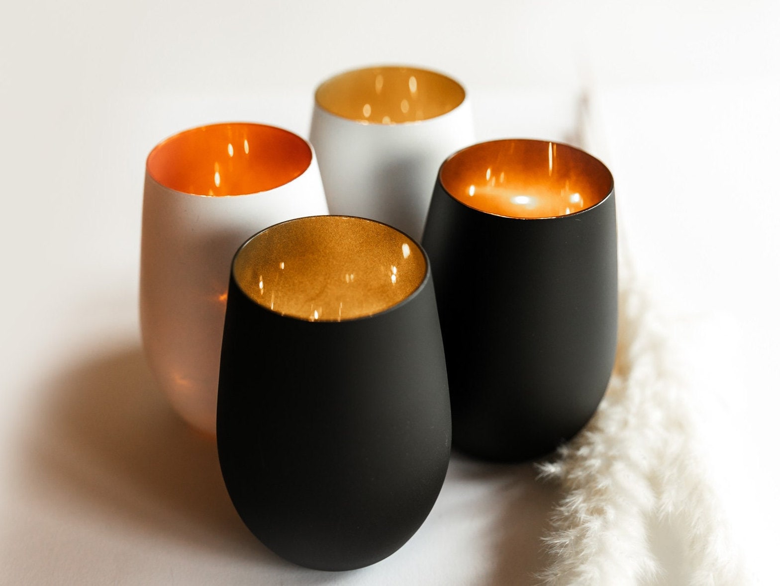 Personalisiertes Windlicht - "Glückliche Familie" Kristallglas / Erinnerungslicht mit Wunschnamen / personalisiertes Geschenk Familie