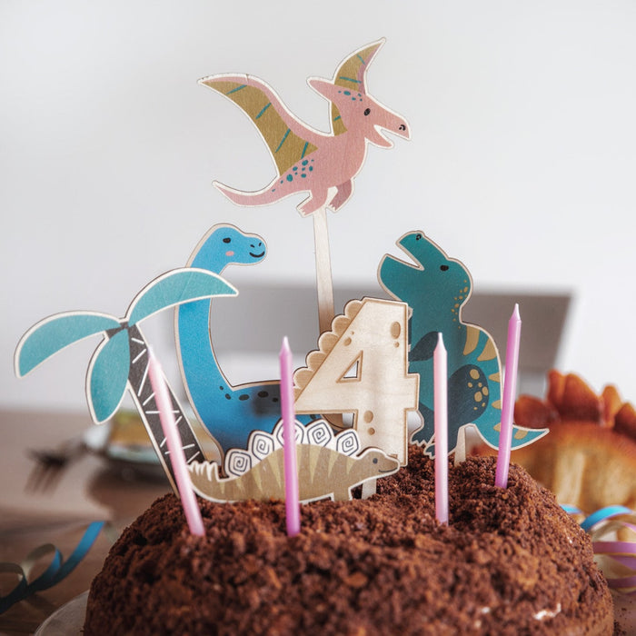 Cake-Topper Dino Geburtstag - Dinogeburtstag - Geburtstagskuchen