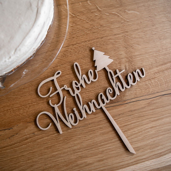 Cake-Topper Weihnachten - Weihnachtsbäckerei - Weihnachtskuchen